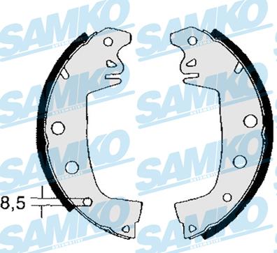 Samko 82970 - Комплект гальм, барабанний механізм avtolavka.club