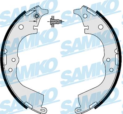 Samko 87225 - Комплект гальм, барабанний механізм avtolavka.club