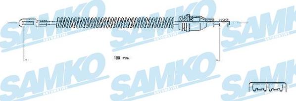 Samko C0543B - Трос, гальмівна система avtolavka.club