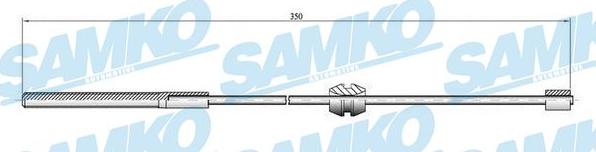 Samko C0558B - Трос, гальмівна система avtolavka.club