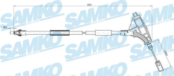 Samko C0640B - Трос, гальмівна система avtolavka.club