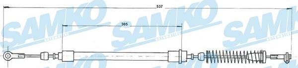 Samko C0215B - Трос, гальмівна система avtolavka.club