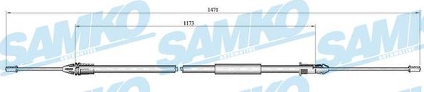 Samko C1001B - Трос, гальмівна система avtolavka.club