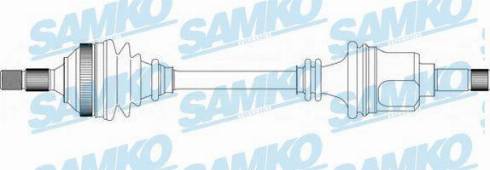 Samko DS38046 - Приводний вал avtolavka.club