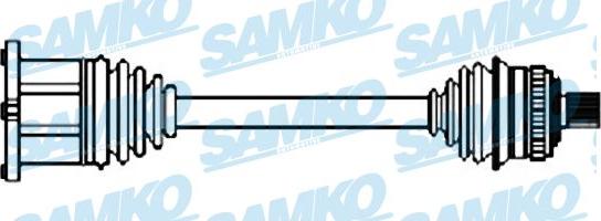 Samko DS21108 - Напівосьові вал, диференціал avtolavka.club