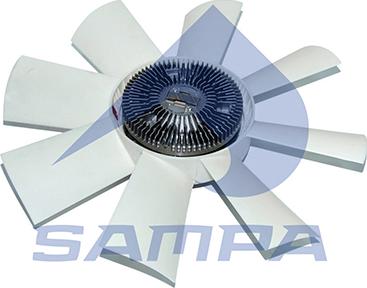 Sampa 041.411 - Вентилятор, охолодження двигуна avtolavka.club
