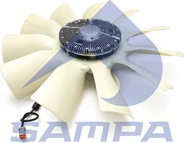 Sampa 043.345 - Вентилятор, охолодження двигуна avtolavka.club