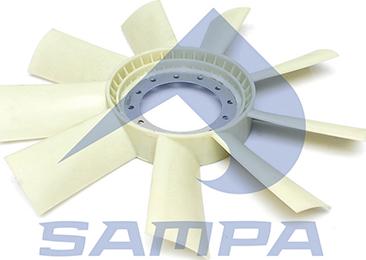Sampa 021.340 - Вентилятор, охолодження двигуна avtolavka.club