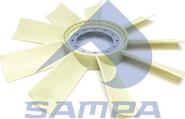 Sampa 021.342 - Вентилятор, охолодження двигуна avtolavka.club
