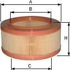 SAMPIYON FILTER CH 1076 - Повітряний фільтр avtolavka.club