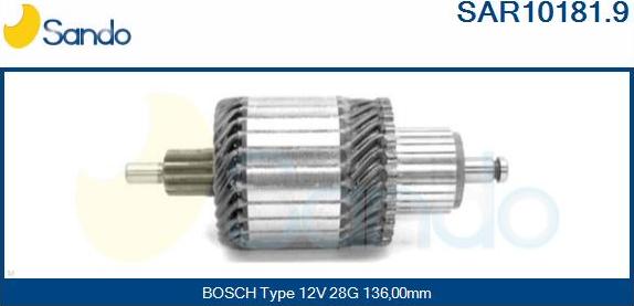 Sando SAR10181.9 - Якір, стартер avtolavka.club