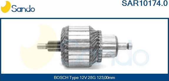 Sando SAR10174.0 - Якір, стартер avtolavka.club