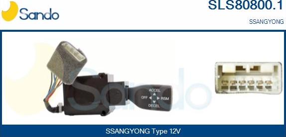 Sando SLS80800.1 - Перемикач управління, сист. регулювання швидкості avtolavka.club