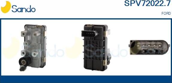 Sando SPV72022.7 - Клапан регулювання тиск наддуву avtolavka.club