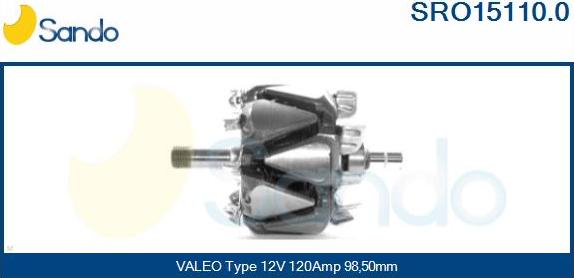 Sando SRO15110.0 - Ротор, генератор avtolavka.club