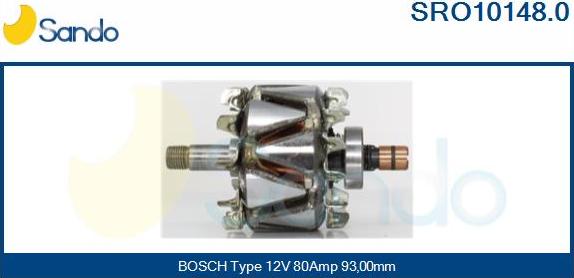 Sando SRO10148.0 - Ротор, генератор avtolavka.club