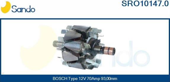 Sando SRO10147.0 - Ротор, генератор avtolavka.club