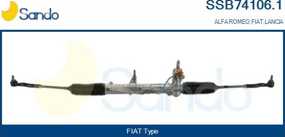 Sando SSB74106.1 - Рульовий механізм, рейка avtolavka.club