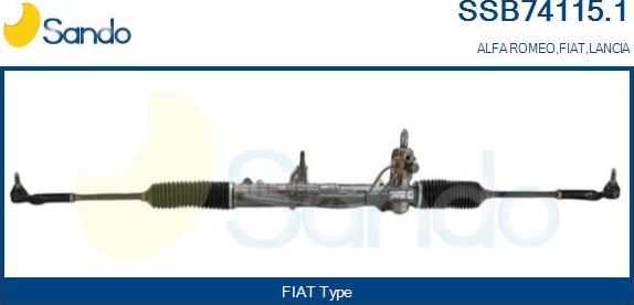 Sando SSB74115.1 - Рульовий механізм, рейка avtolavka.club