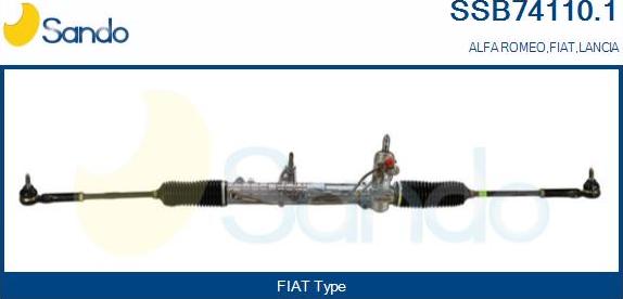 Sando SSB74110.1 - Рульовий механізм, рейка avtolavka.club