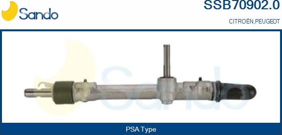 Sando SSB70902.0 - Рульовий механізм, рейка avtolavka.club