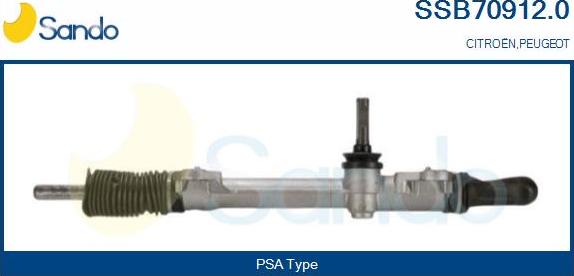 Sando SSB70912.0 - Рульовий механізм, рейка avtolavka.club