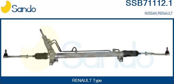 Sando SSB71112.1 - Рульовий механізм, рейка avtolavka.club