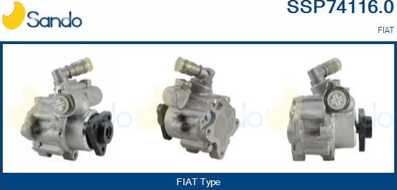 Sando SSP74116.0 - Гідравлічний насос, рульове управління, ГУР avtolavka.club