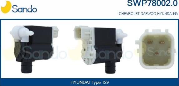 Sando SWP78002.0 - Водяний насос, система очищення вікон avtolavka.club