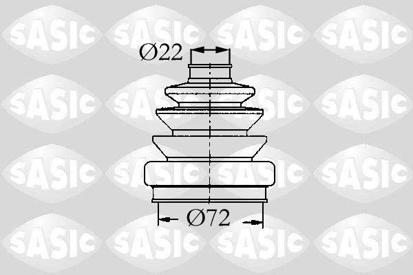 Sasic 9004640 - Пильник, приводний вал avtolavka.club