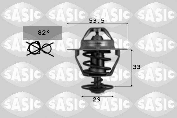 Sasic 9000107 - Термостат, охолоджуюча рідина avtolavka.club