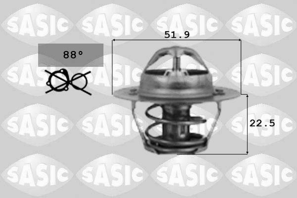 Sasic 9000124 - Термостат, охолоджуюча рідина avtolavka.club