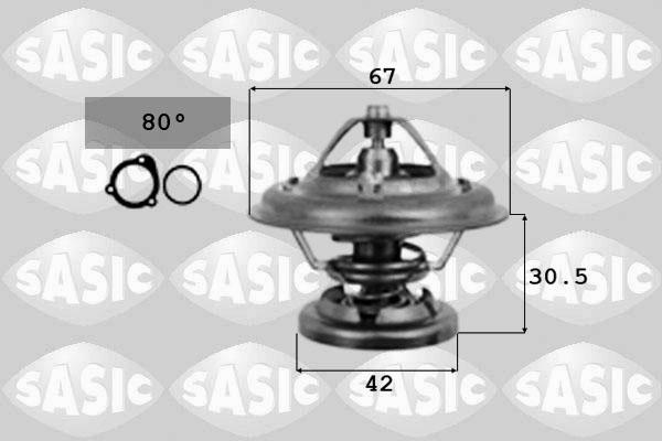 Sasic 9000369 - Термостат, охолоджуюча рідина avtolavka.club