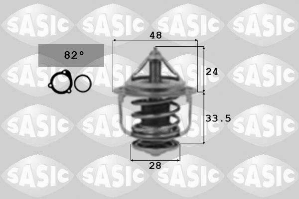 Sasic 9000317 - Термостат, охолоджуюча рідина avtolavka.club