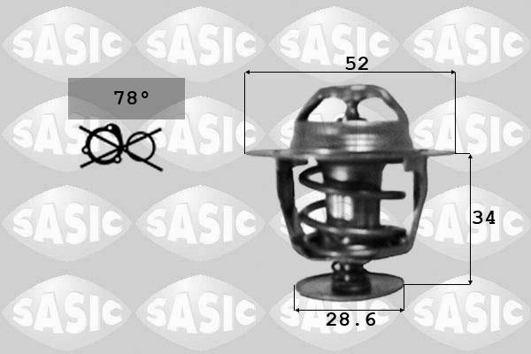 Sasic 9000237 - Термостат, охолоджуюча рідина avtolavka.club