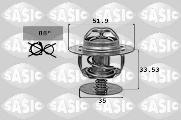 Sasic 9000719 - Термостат, охолоджуюча рідина avtolavka.club