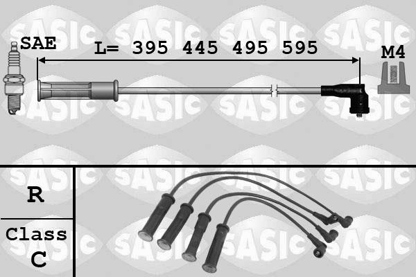 Sasic 9284004 - Комплект проводів запалювання avtolavka.club