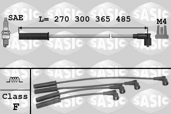 Sasic 9284005 - Комплект проводів запалювання avtolavka.club