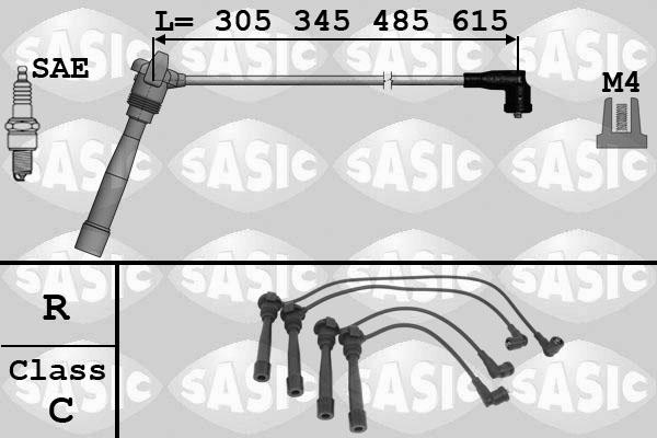 Sasic 9286047 - Комплект проводів запалювання avtolavka.club