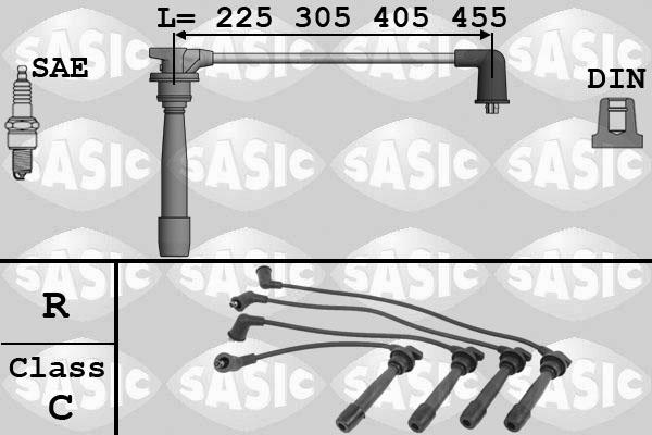 Sasic 9286051 - Комплект проводів запалювання avtolavka.club