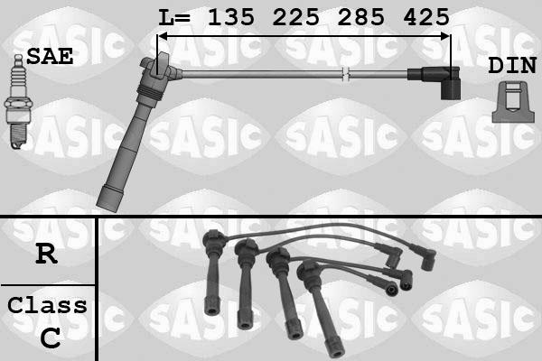 Sasic 9286064 - Комплект проводів запалювання avtolavka.club