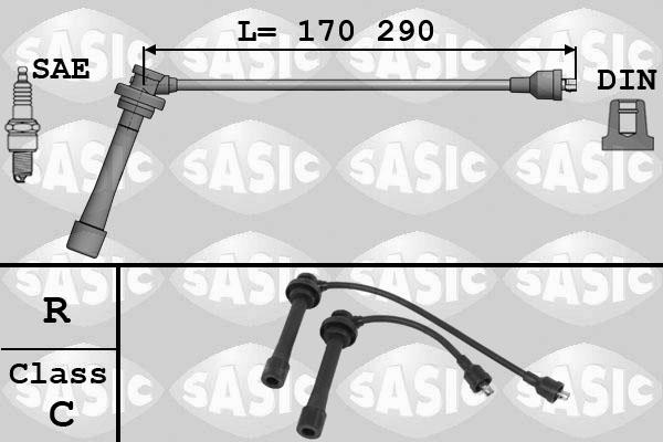 Sasic 9286062 - Комплект проводів запалювання avtolavka.club