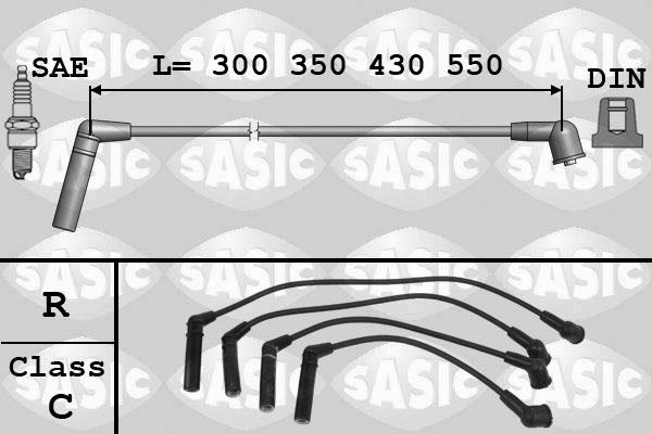 Sasic 9286007 - Комплект проводів запалювання avtolavka.club