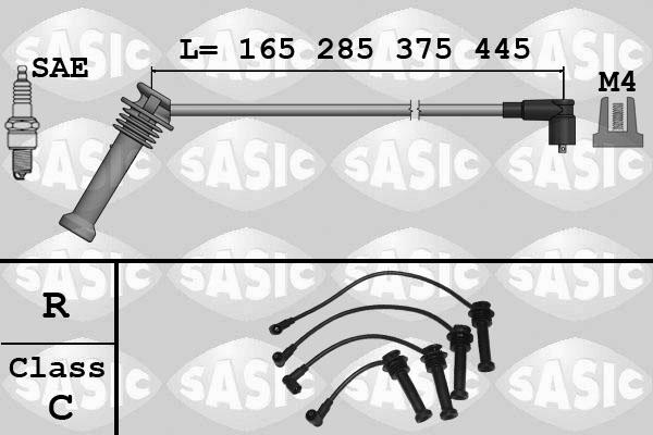 Sasic 9286079 - Комплект проводів запалювання avtolavka.club