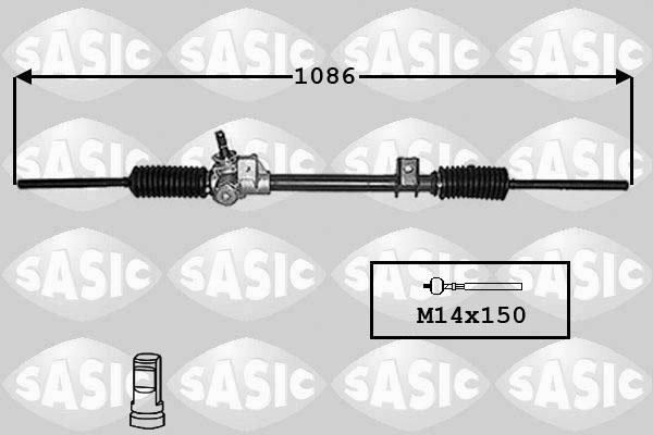 Sasic 4006009 - Рульовий механізм, рейка avtolavka.club
