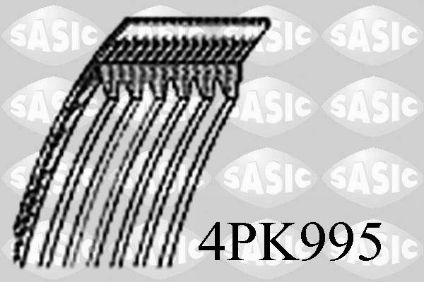 Sasic 4PK995 - Поліклиновий ремінь avtolavka.club