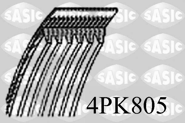 Sasic 4PK805 - Поліклиновий ремінь avtolavka.club