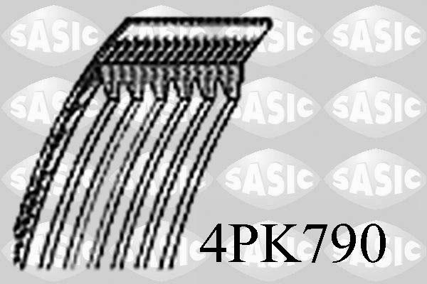 Sasic 4PK790 - Поліклиновий ремінь avtolavka.club