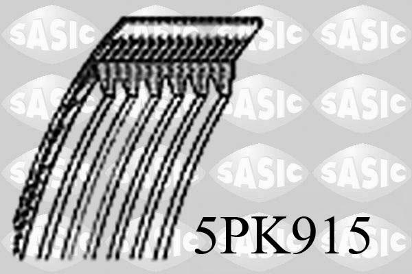 Sasic 5PK915 - Поліклиновий ремінь avtolavka.club
