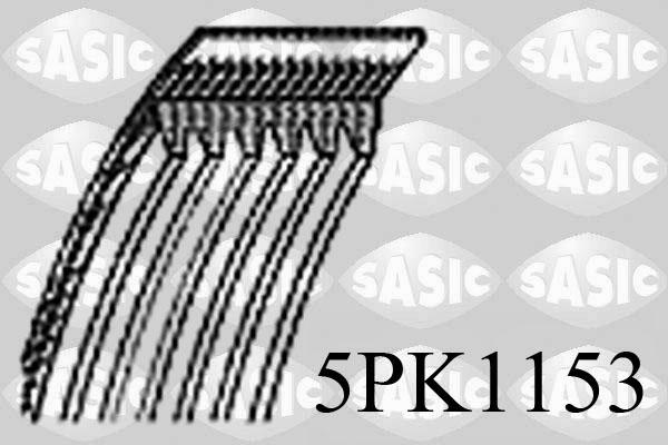Sasic 5PK1153 - Поліклиновий ремінь avtolavka.club